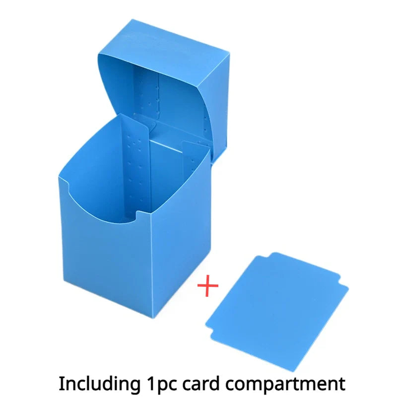 Deck Card Storage Box for 100+ Cards – Playing Card Carrying Case for Trading & Baseball Cards, Portable Deck Box for Games