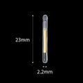 50/100-Pack Fluorescent Firefly Fishing Rod Lights – Glow Night Float Lights, Sizes 2.2–4.5mm (0.09–0.18 in)