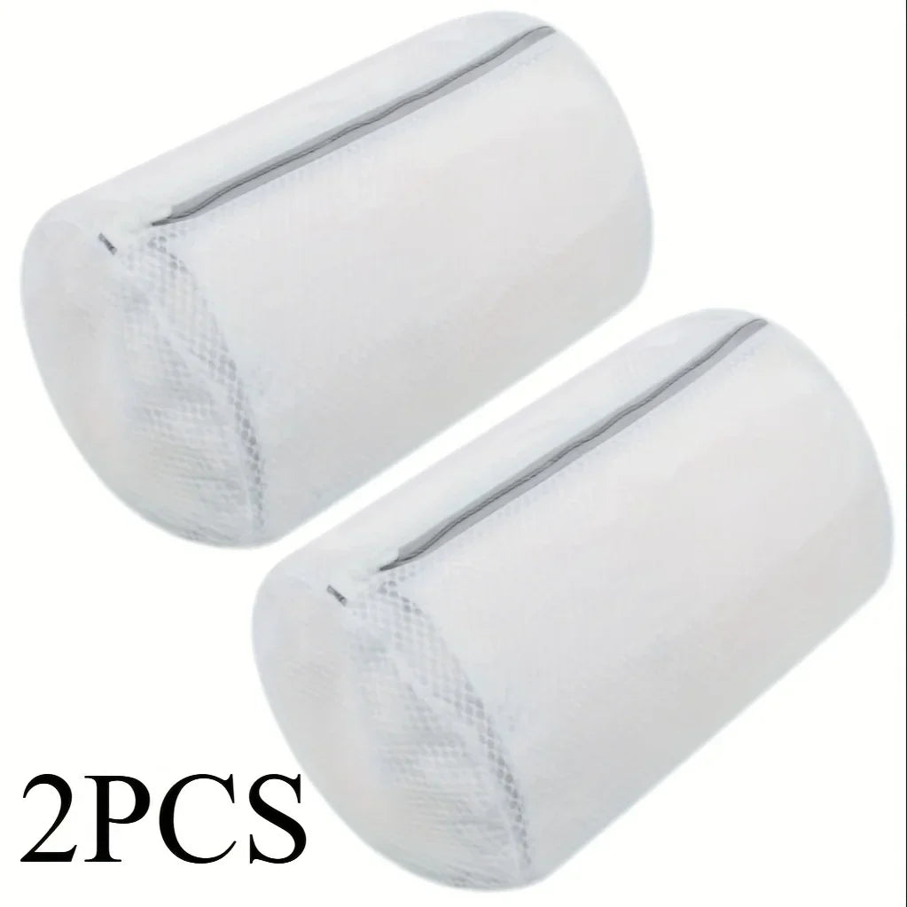 Reusable Mesh Shoe Washing Bag with Zipper - Protective Laundry Bag for Sneakers & Sports Shoes