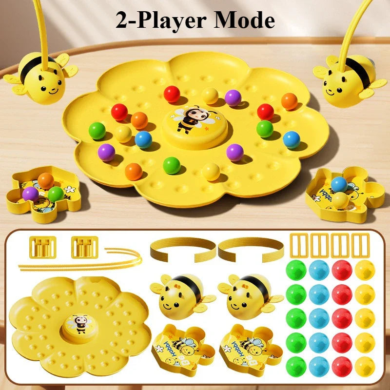 Bumblebee Multifunctional Kids Board Game - Magnetic Fishing Puzzle, Interactive Educational Family Toy, Christmas Gift (Ages 7-12)
