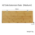 IGT Bamboo Extension Table Top – Outdoor Camping Kitchen Side Table Module for Picnic & Dining