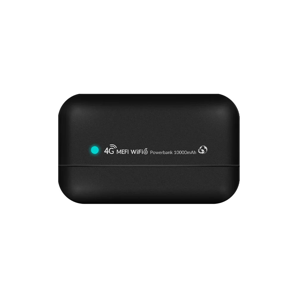 4G LTE Portable WiFi Hotspot WiFi 6 10000mAh Power Bank Pocket Router 300Mbps Global Bands