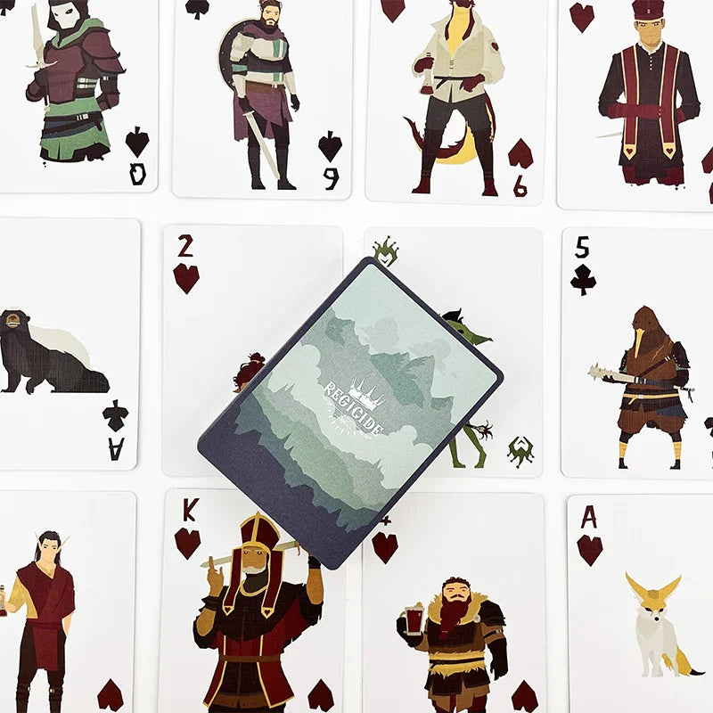 Regicide Card Game - Strategy Party Game for 1-4 Players, English Family & Friends Tabletop