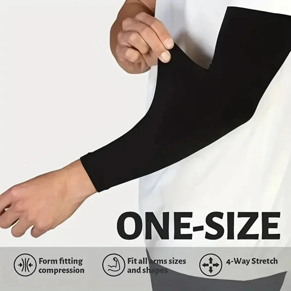 Cooling Arm Sun Sleeves 3 Pairs – Breathable UV Sun Protection for Hiking, Cycling & Fishing