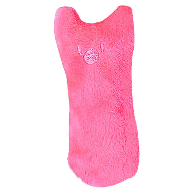 Interactive Catnip Plush Chew Toy for Cats — Teeth-Cleaning Squeaky Toy for Kittens & Adult Cats