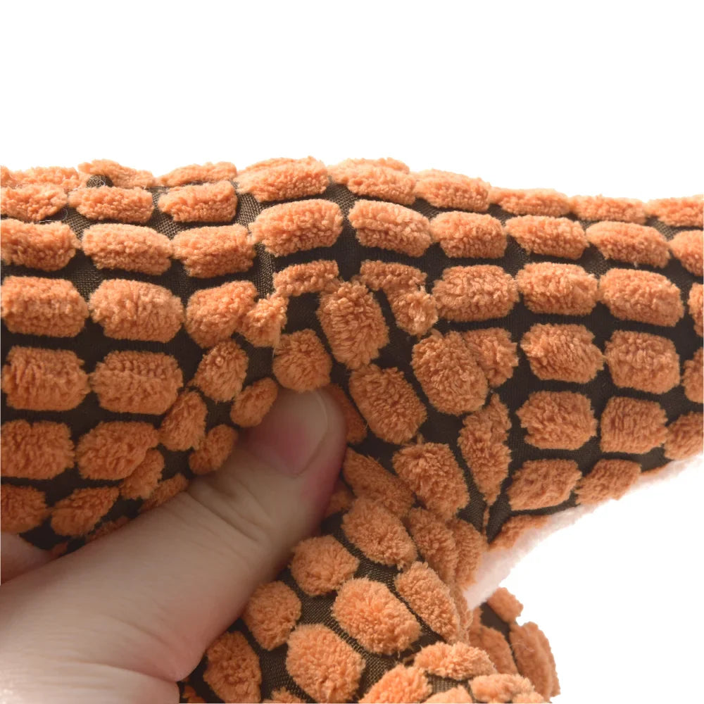 Plush Dinosaur Chew Toy for Dogs & Cats - Interactive Fleece Plush for Small Dogs