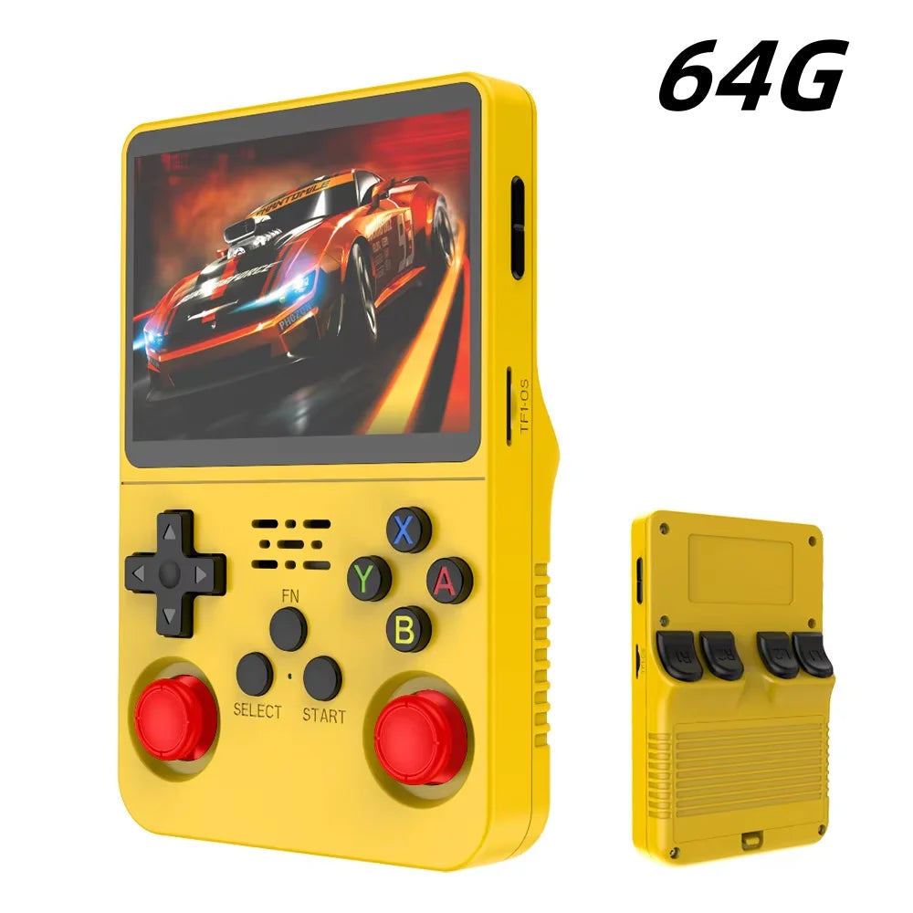 Retro Handheld Game Console 3.5-inch IPS | 15,000+ Games | Linux Portable Pocket Player | Dual RAM | 64GB/128GB