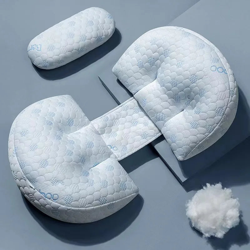 Maternity Pillow 65 x 50 cm (25.6 x 19.7 in) Cotton Pregnancy Waist & Abdominal Support Pillow