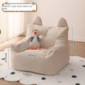 Cute Cartoon Kids Mini Sofa - Linen Toddler Armchair for Reading & Playroom