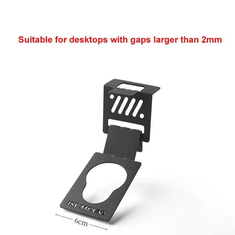 Gas Canister Hanging Hook for Camping Stoves — Stainless Steel Tabletop Canister Holder (Fits Tables up to 15.5mm/0.61in, Gaps >2mm)
