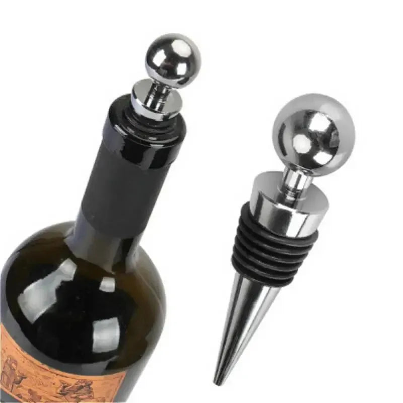 Reusable Plastic Wine Bottle Stoppers Vacuum Twist Champagne Stopper Leakproof Bar Accessory (1/5/12 Pack)