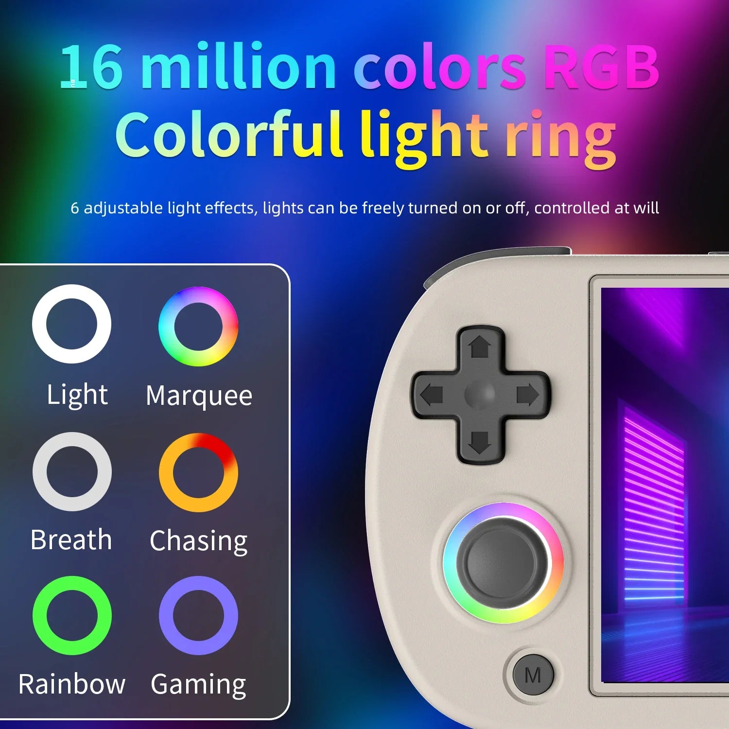 Retro Handheld Game Console 4.0-inch (10.2 cm) IPS 640x480 | 3200mAh | 64-bit Linux | RGB Joystick | HDMI & Bluetooth | 5,000+ Built-in Games