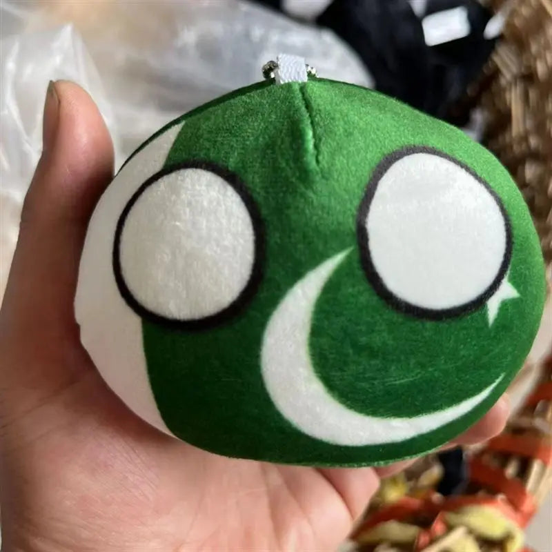 Polandball Countryball Plush Keychain 10 cm (3.9 in) 70 Designs Country Ball Pendant Stuffed Toy for Kids