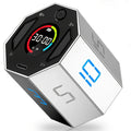 Pomodoro Flip Cube Timer - Magnetic Digital Visual Timer, Rechargeable USB-C, Silent Alarm for Study & Office Productivity