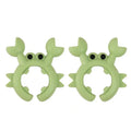 Silicone Crab Spatula Holder Pot Clip — Heat-Resistant Spoon Rest & Overflow Guard (1/2/4/6-Pack)