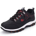 Men's Casual Leather Sneakers – Lightweight Walking & Tennis Shoes with EVA Sole