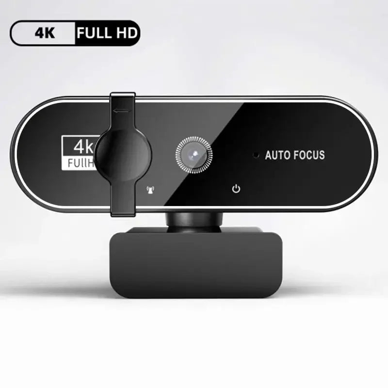 4K Webcam 3840x2160 Autofocus, Built-in Microphone, USB 2.0, 30fps HD Video Conference Camera