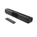 Bluetooth 5.0 Soundbar TV Speaker — 2.0 Home Theater System with USB/TF/AUX, FM Radio & Remote — 13.0 in (330 mm) & 21.7 in (550 mm) Options