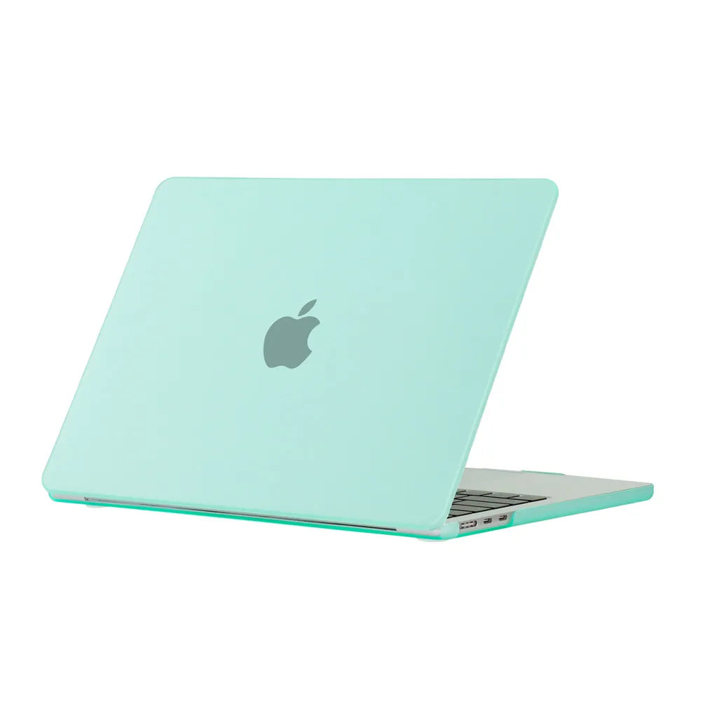 MacBook Hard Shell Protective Case – Fits Air 13-inch (33.0 cm) & 13.6-inch (34.5 cm), Air 15.3-inch (38.9 cm), Pro 14-inch (35.6 cm) & Pro 16.2-inch (41.1 cm) – Snap-On PVC Top & Bottom Cover