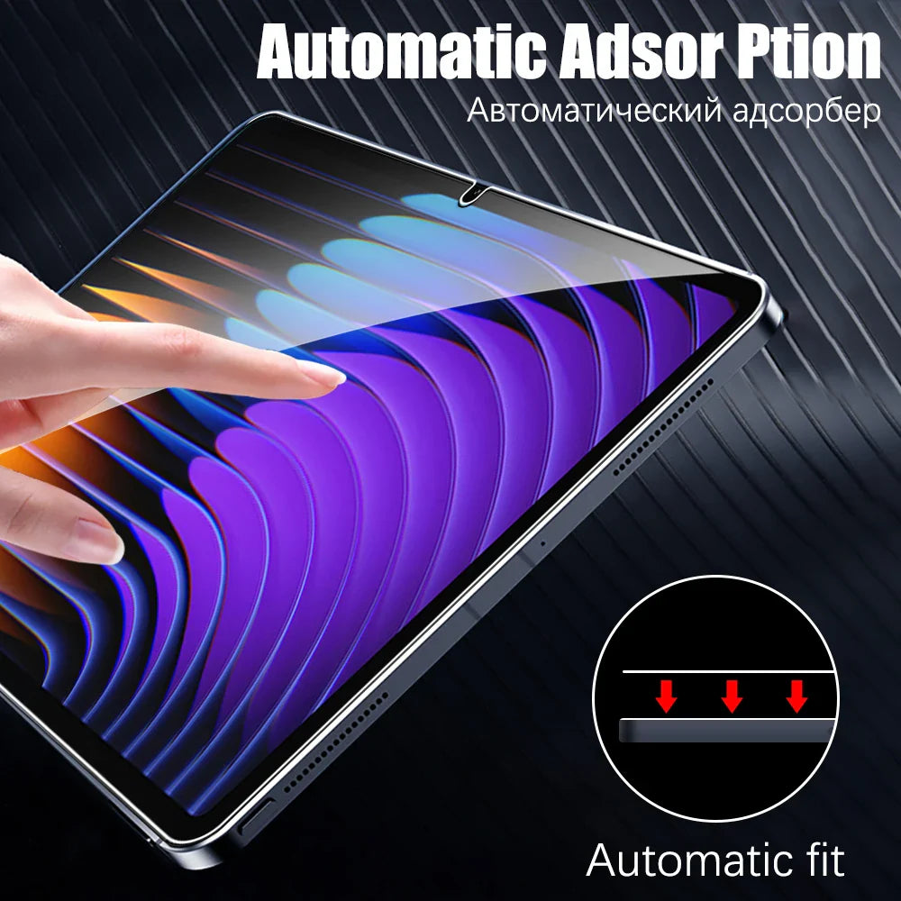 2-Pack Tempered Glass Screen Protector for 11.2-inch (28.4 cm) & 12.4-inch (31.5 cm) Tablets with 2 Camera Lens Covers