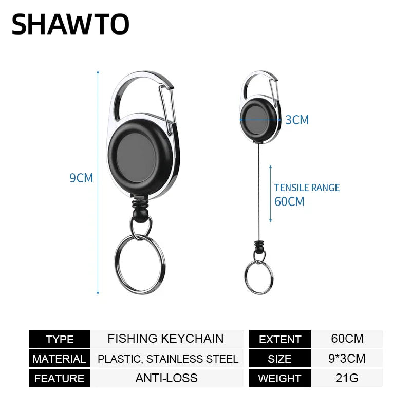 Stainless Steel Fishing Scissors Keychain – Blunt Tip Serrated Blade, 9.5 x 6.27 cm (3.74 x 2.47 in)