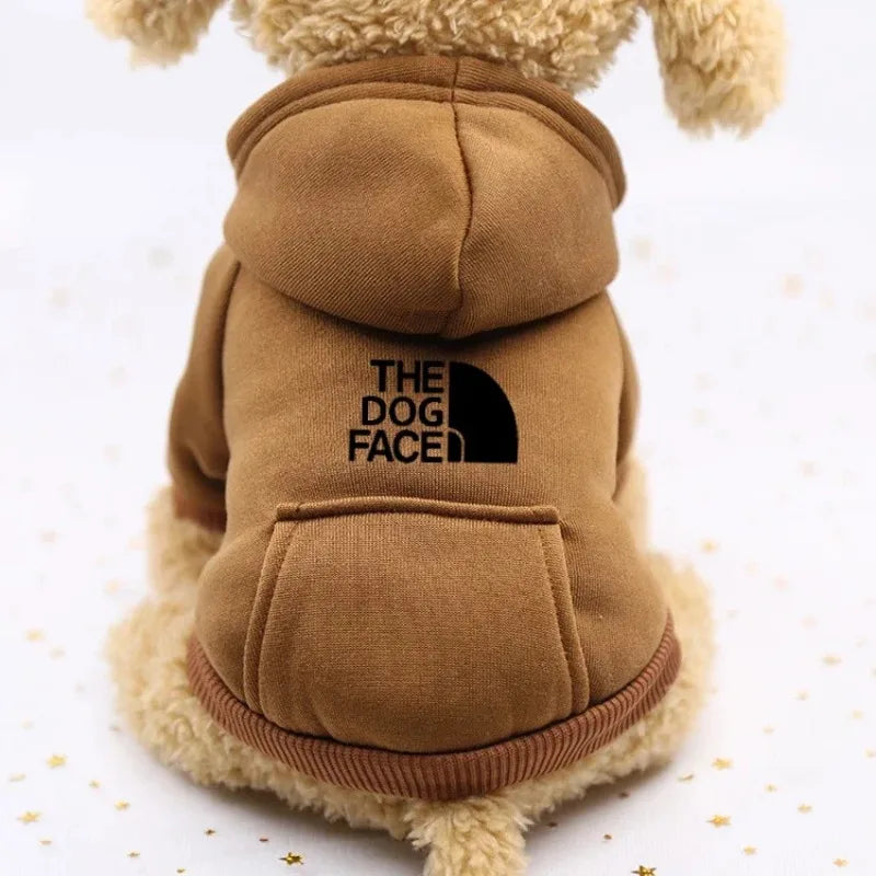 Autumn Winter Cowboy Pocket Two-Leg Pet Sweater Windproof Sports Jacket for Dogs & Cats