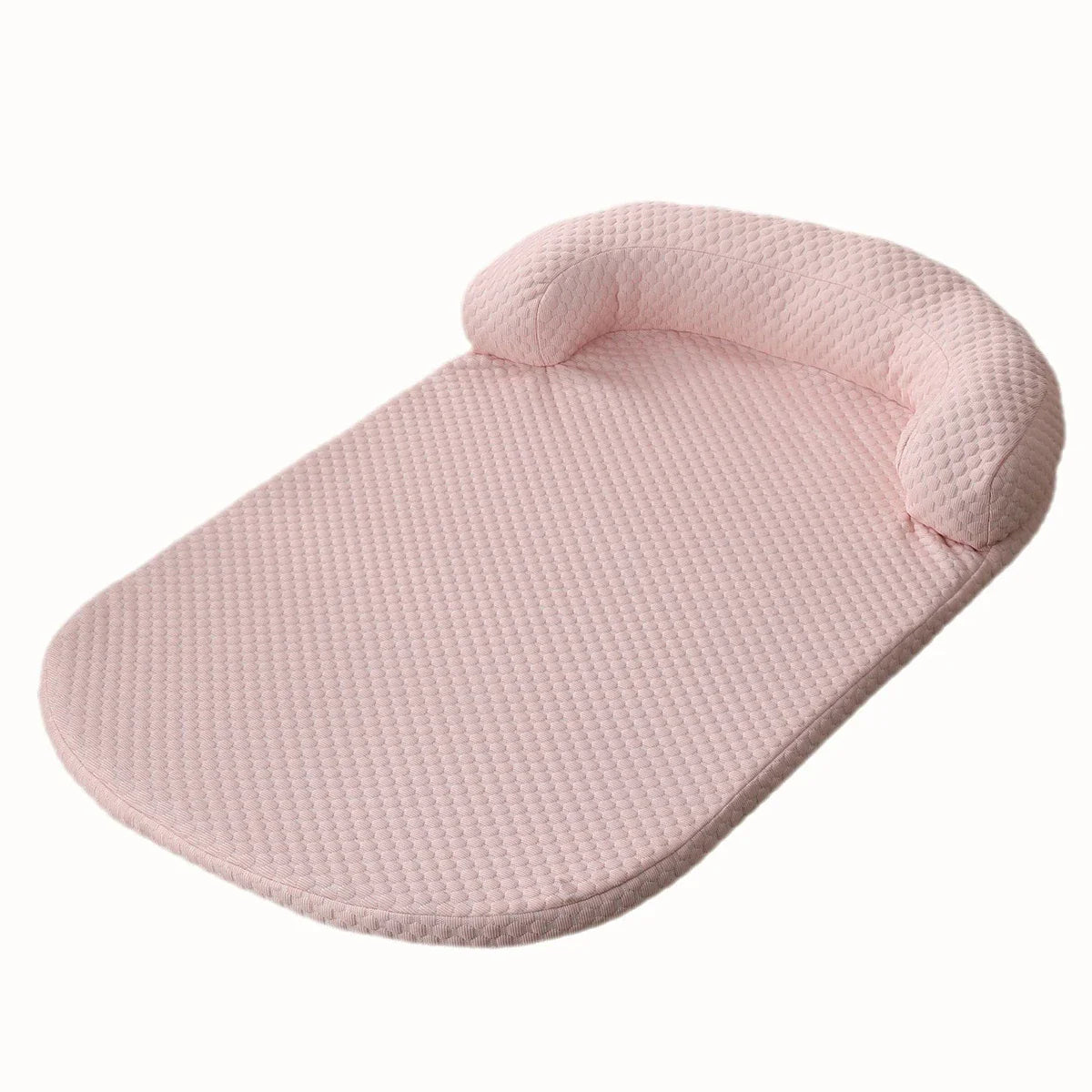 Cooling Ice Silk Pet Bed with Pillow - Breathable Anti-Slip Dog & Cat Cushion, Machine Washable (XS-L)