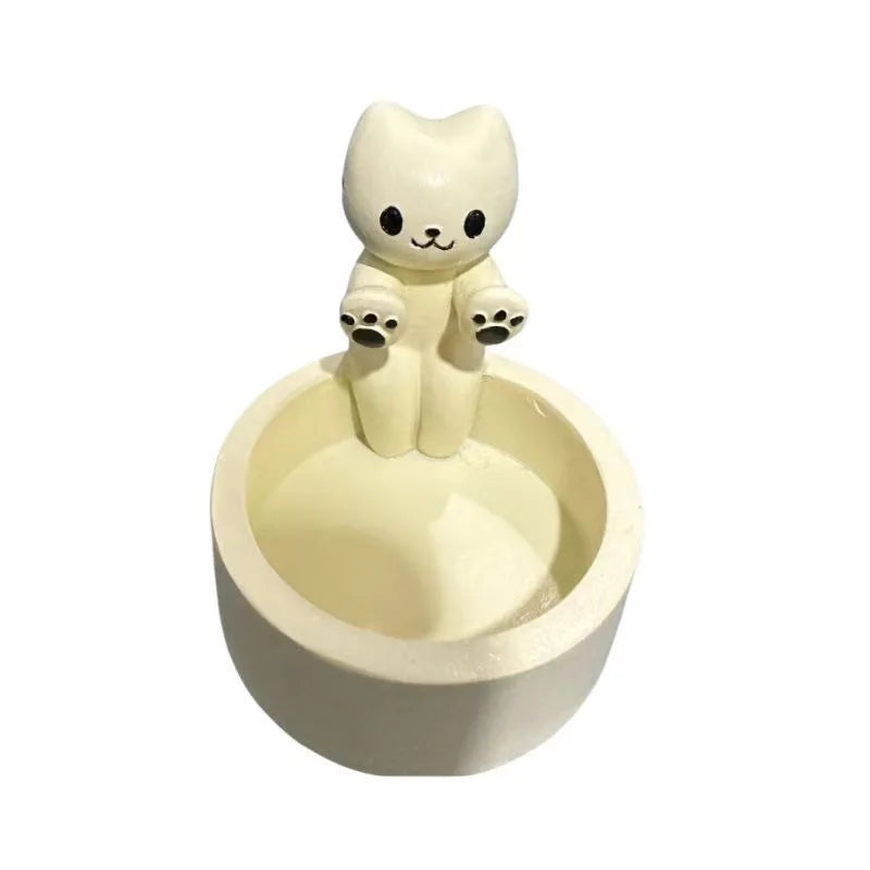 Kitten Candle Holder Resin Cat Tea Light Holder for Home Decor & Gifts 6 cm (2.4 in)