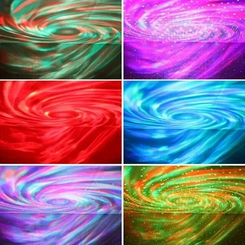 LED Starry Sky Projector Galaxy Night Light with Remote USB DC 5V 7 Modes for Bedroom Party Christmas Gift