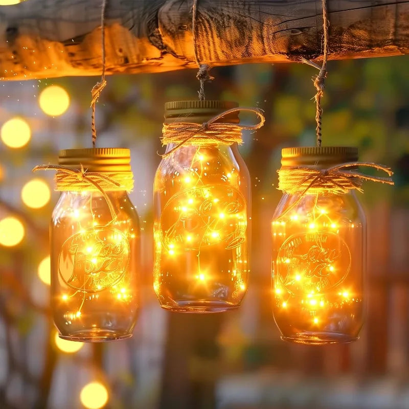 Battery Operated LED Fairy String Lights Waterproof Silver Wire 1–10m (3.3–32.8ft) 10–100 LEDs for Wedding Party Christmas