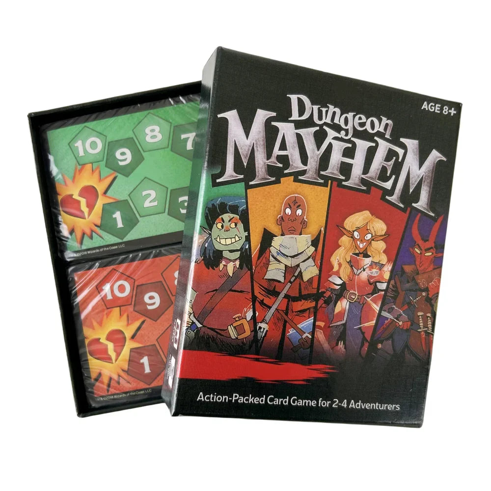 Dungeon Mayhem Card Game 3-Style Family Party Deck