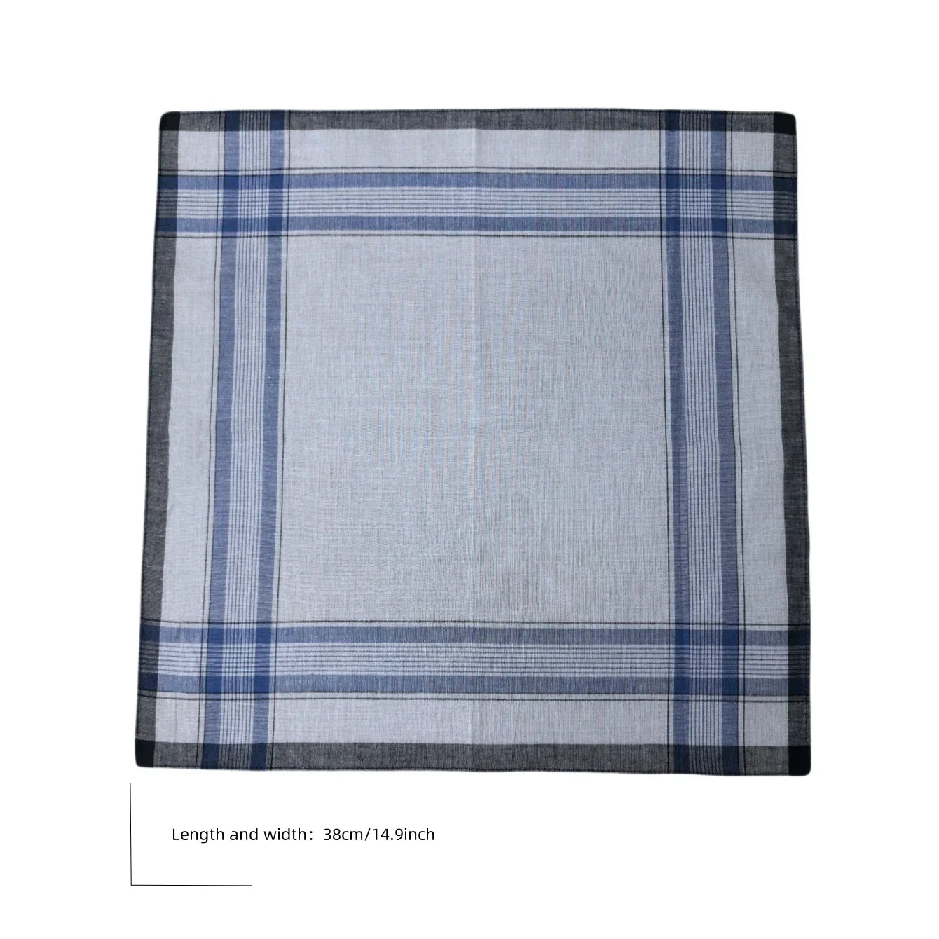 3–18 Pack Satin Cotton Handkerchiefs 38 cm (15 in) Vintage Striped Soft Sweat-Wicking Thin Handkerchiefs Home Decor Gift for Seniors