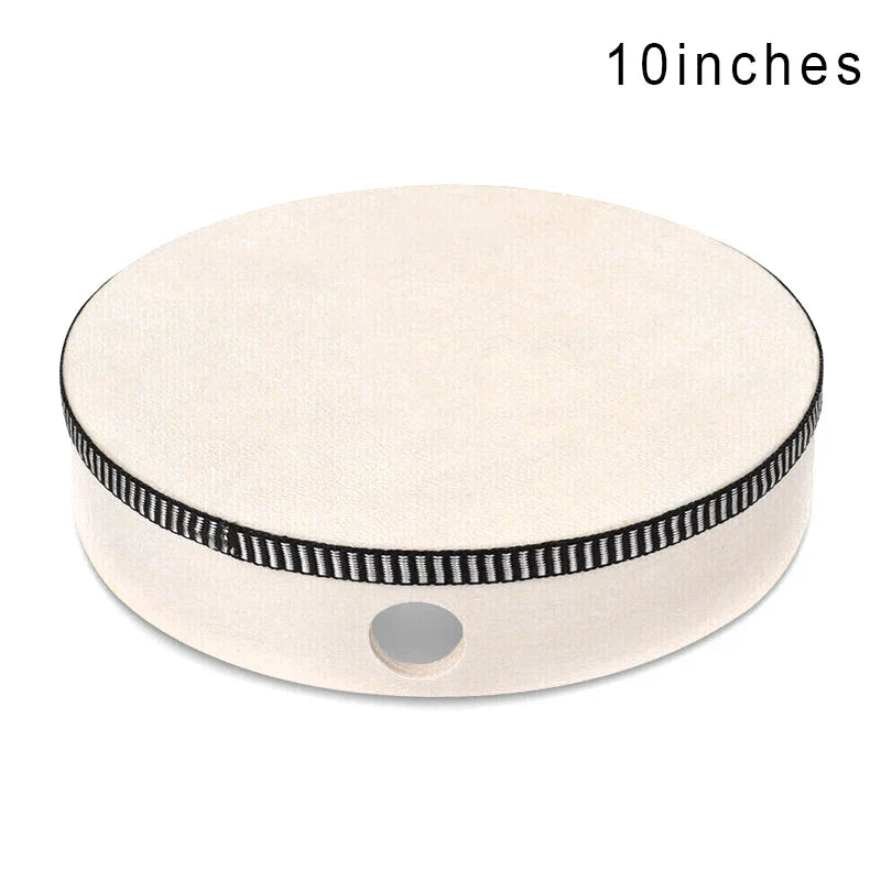 Wooden Hand Drum Tambourine for Kids – Handheld Percussion Toy, Wood Frame (4/6/8/10 in | 10–25 cm)