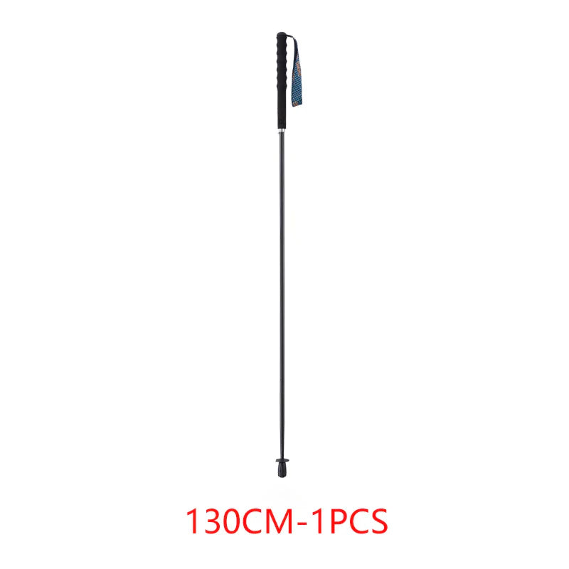 Ultralight Carbon Fiber Trekking Poles 5-Section Folding Anti-Shock Hiking and Walking Sticks 110/120/130 cm (43/47/51 in)