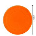 7-Color Silicone Flying Saucer Pet Toy - Chew-Resistant Flying Disc for Dogs & Cats, Interactive Puppy Training & Fetch