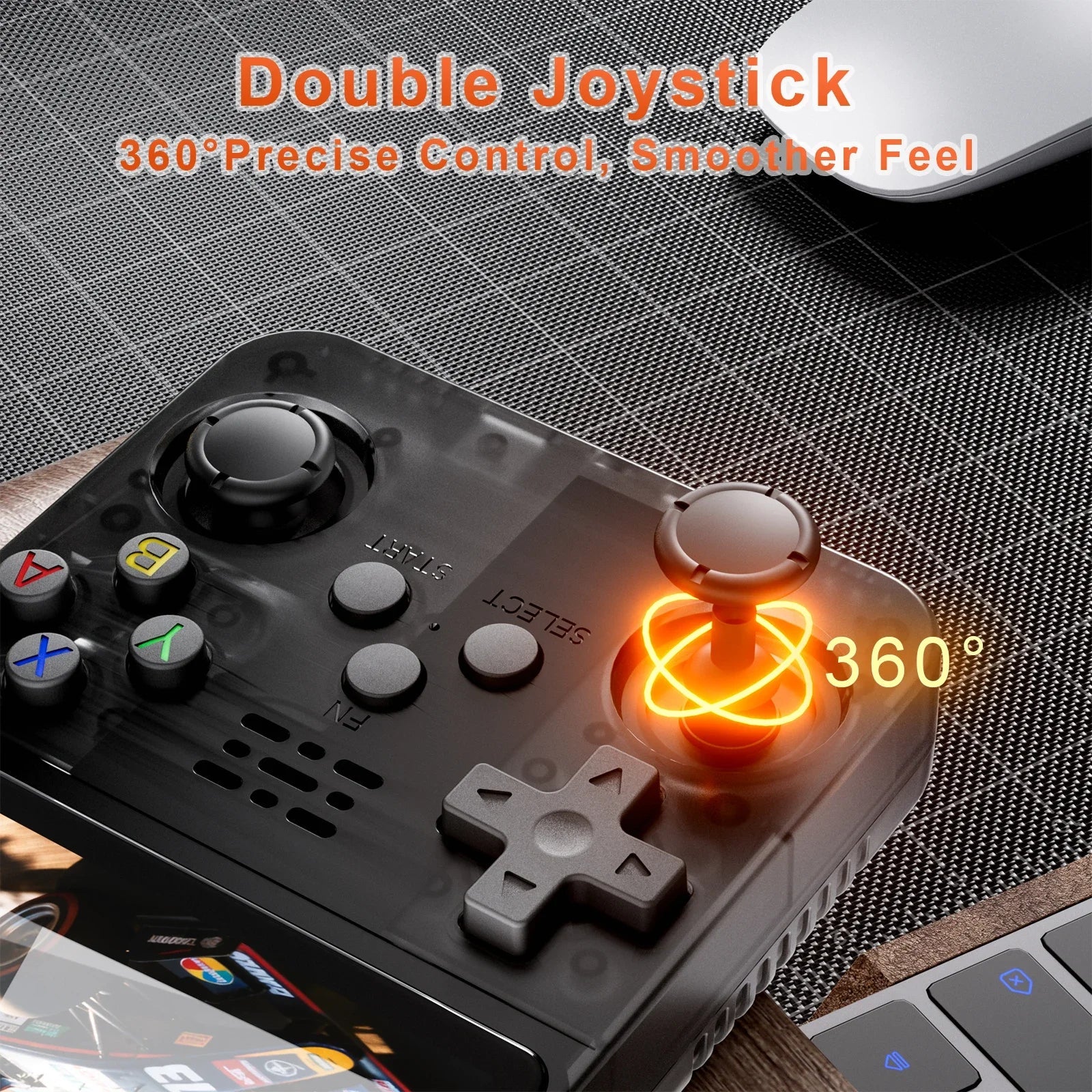 3.5-Inch IPS Retro Handheld Game Console 640x480 HD, 64GB Built-In, 16,000+ Classic Games Portable Pocket Player