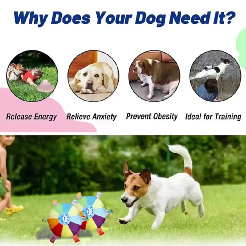 Plush Squeaky Dog Toy for Small Dogs & Puppies - Bite-Resistant Fleece Bell Toy, Durable Interactive Puppy Chew Toy