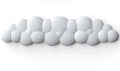 Cloud Wrist Rest for Keyboard & Mouse - Ergonomic Anti-Slip PU Fabric Palm Support, Long (430x110mm/16.93x4.33in) & Short (150x90mm/5.91x3.54in)