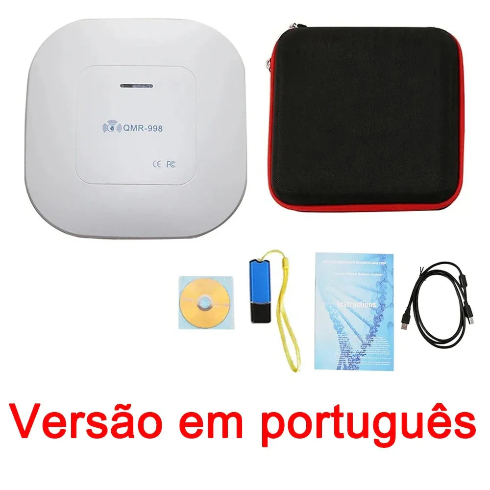 Quantum Magnetic Resonance Body Health Analyzer — Hand-Touch Diagnostic Device, Multi-Language, Up to 54 Reports