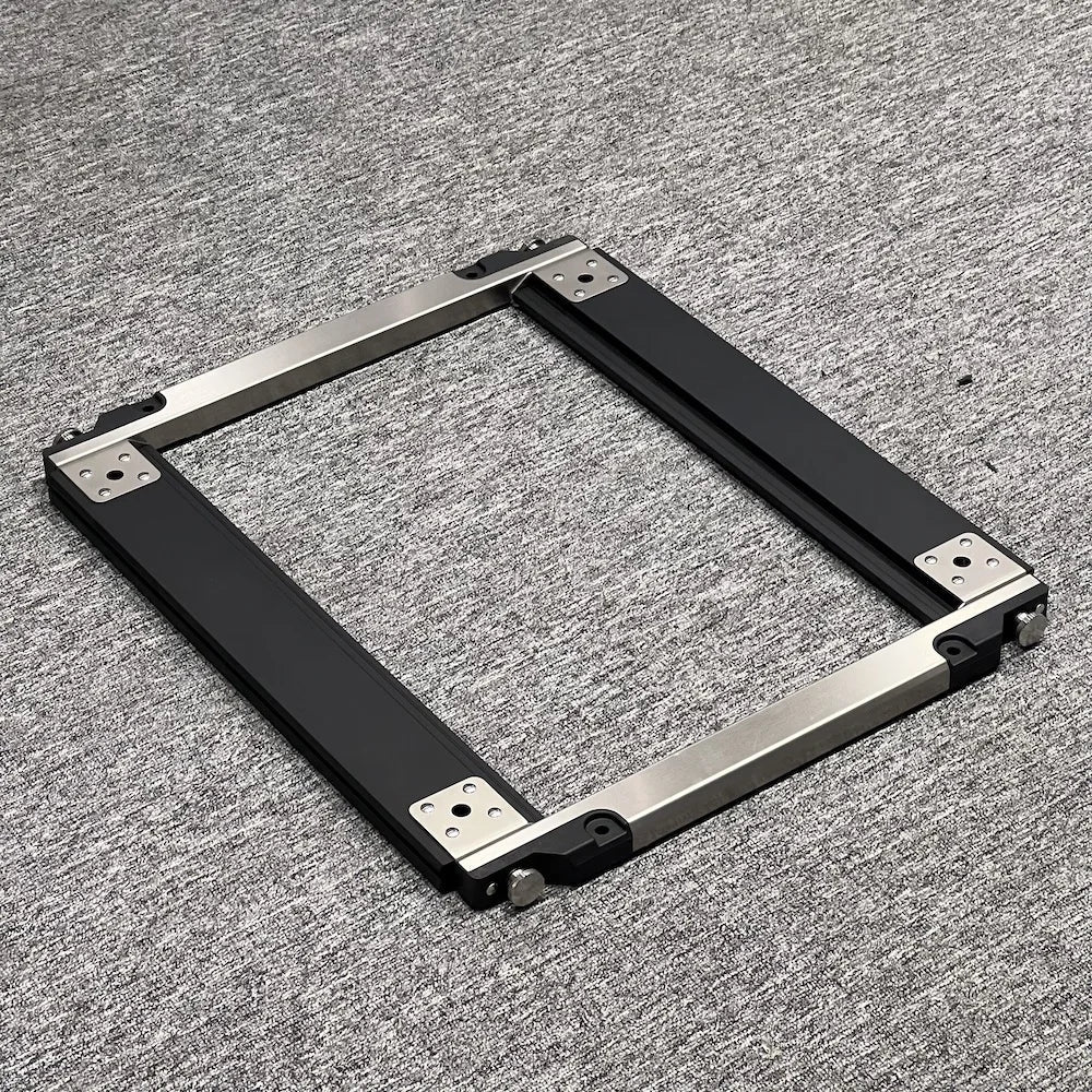 Outdoor IGT Frame Camping Table - Removable Foldable Black Tabletop with 2/3/4 Unit Legs