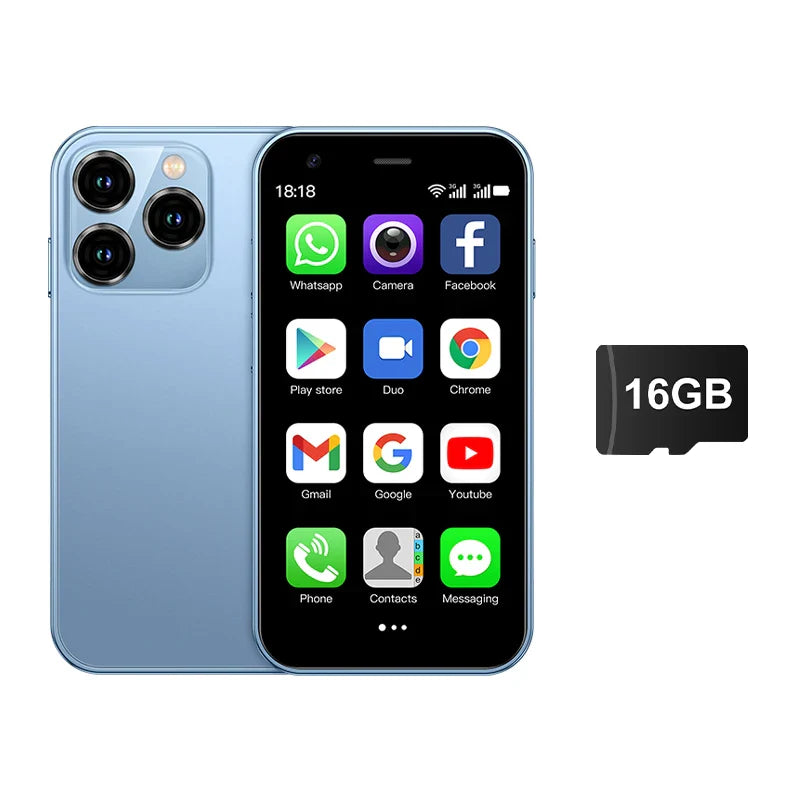 Mini 3.0-inch (7.6 cm) Android 3G WCDMA Smartphone, Dual SIM, WiFi Hotspot, Google Play Pocket Phone