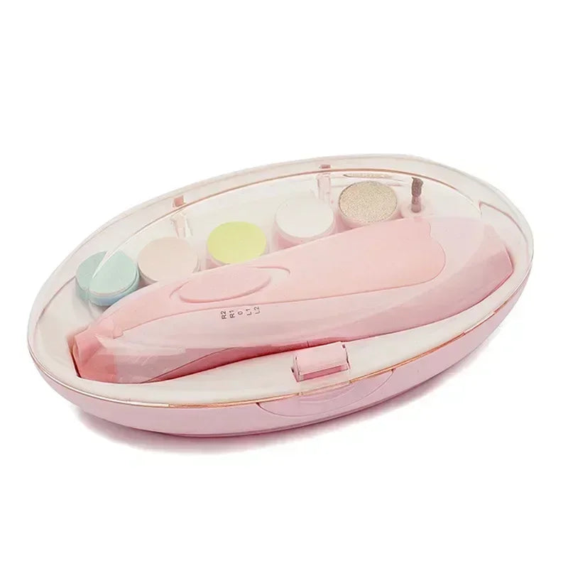 Electric Baby Nail Trimmer and Polisher, Safe Infant Nail File Kit for Newborns and Toddlers