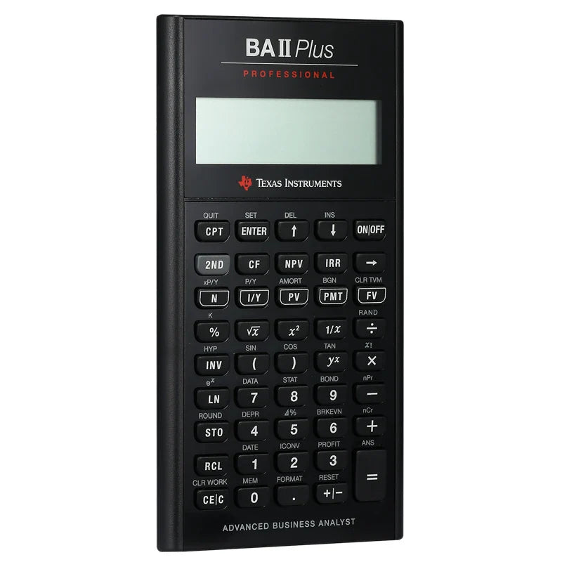 Financial Calculator for CFA & FRM Exams — 10-Digit Professional Finance Calculator with TVM, Amortization & Advanced IRR
