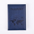 PU Leather Passport Holder Wallet – Travel Passport Cover & Card Case for Women and Men