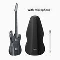 Portable Smart Hybrid Guitar — Pain-Free Silicone Strings, 9 Tone Modes, Built-In Speaker & Mic