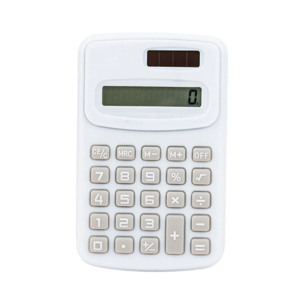 Pocket 12-Digit Solar & Battery Calculator – 4-Function Handheld for Students, Office, Accounting