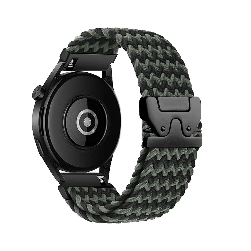 Braided Loop for Fitbit Versa 3/4 Watch Band Parachute Style Buckle Bracelet Correa Elastic Band for Fitbit Versa2/Sense1 2 Band