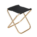 Portable Folding Camping Stool - Lightweight Aluminum Alloy with Carry Bag for Fishing & Hiking