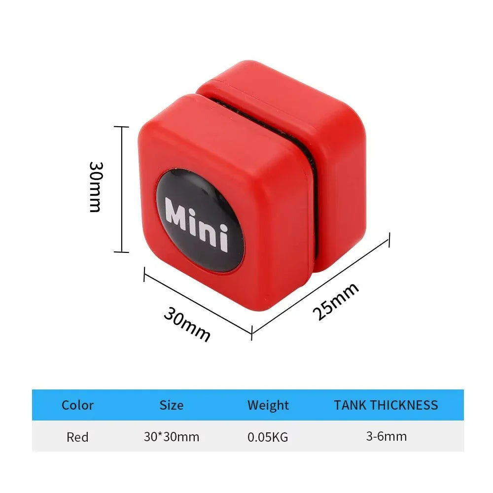 Mini Square Magnetic Aquarium Glass Cleaner Scratch-Resistant Brush for Small Fish Tanks