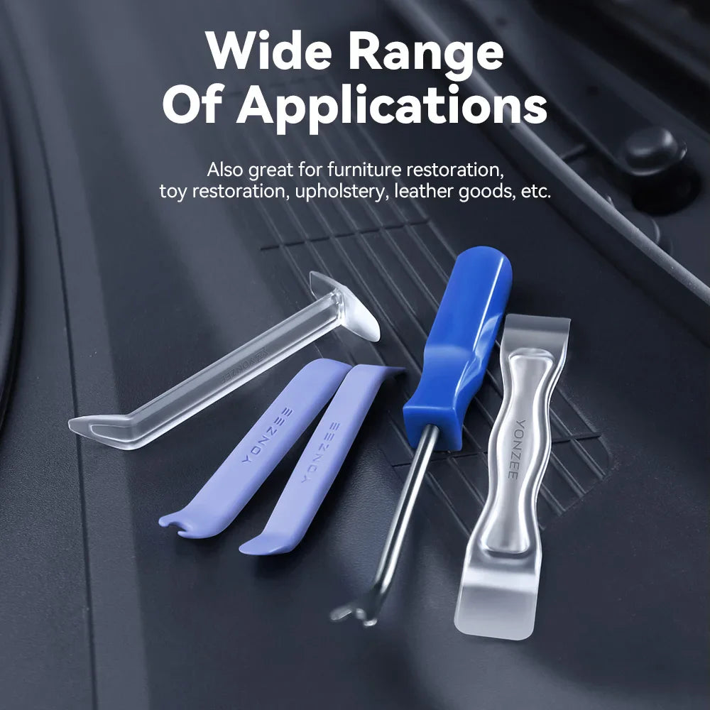 Universal Car Trim Removal Tool Kit – 5-Piece Panel & Door Clip Pry Tools for Auto Interior